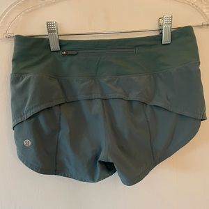 Lululemon teal shorts size 2